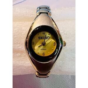 Vintage Seiko 9493 RO Japan Women’s Diamond Stainless Steel Wristwatch